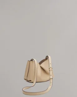 Bloom Small Italian Calf Leather Crossbody Bag