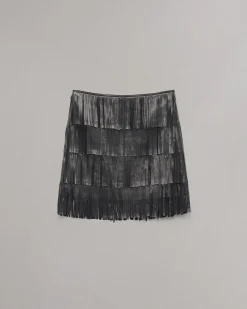 Britney Leather Skirt