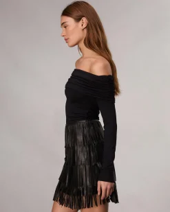 Britney Leather Skirt