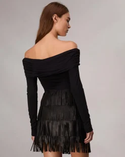 Britney Leather Skirt