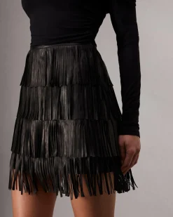 Britney Leather Skirt