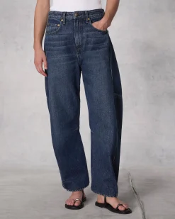 Charlie Ankle Barrel-Leg Jean