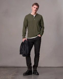 Classic Flame Henley Shirt