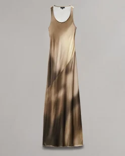 Daisy Satin Maxi Dress