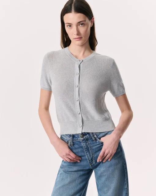 Dina Cotton-Blend Cardigan