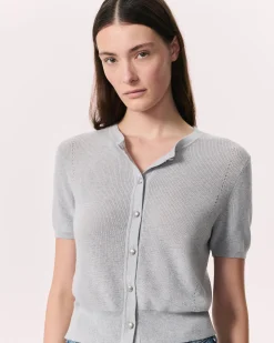 Dina Cotton-Blend Cardigan