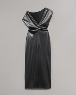 Eleanor Faux Leather Dress