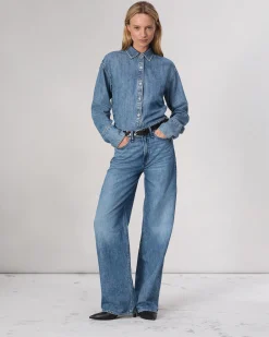 Featherweight Logan Wide-Leg Jean