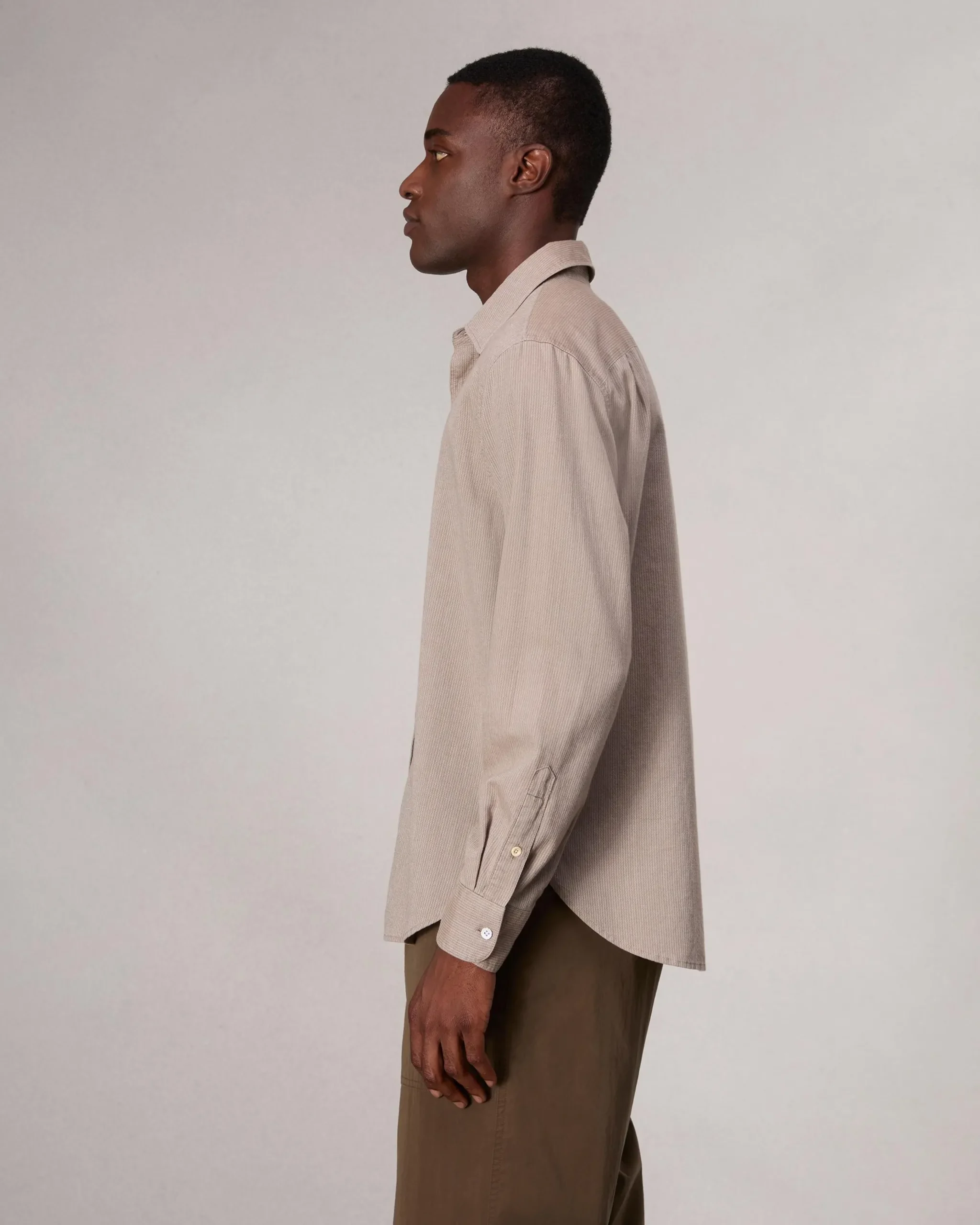 Finch Textured Striped Shirt