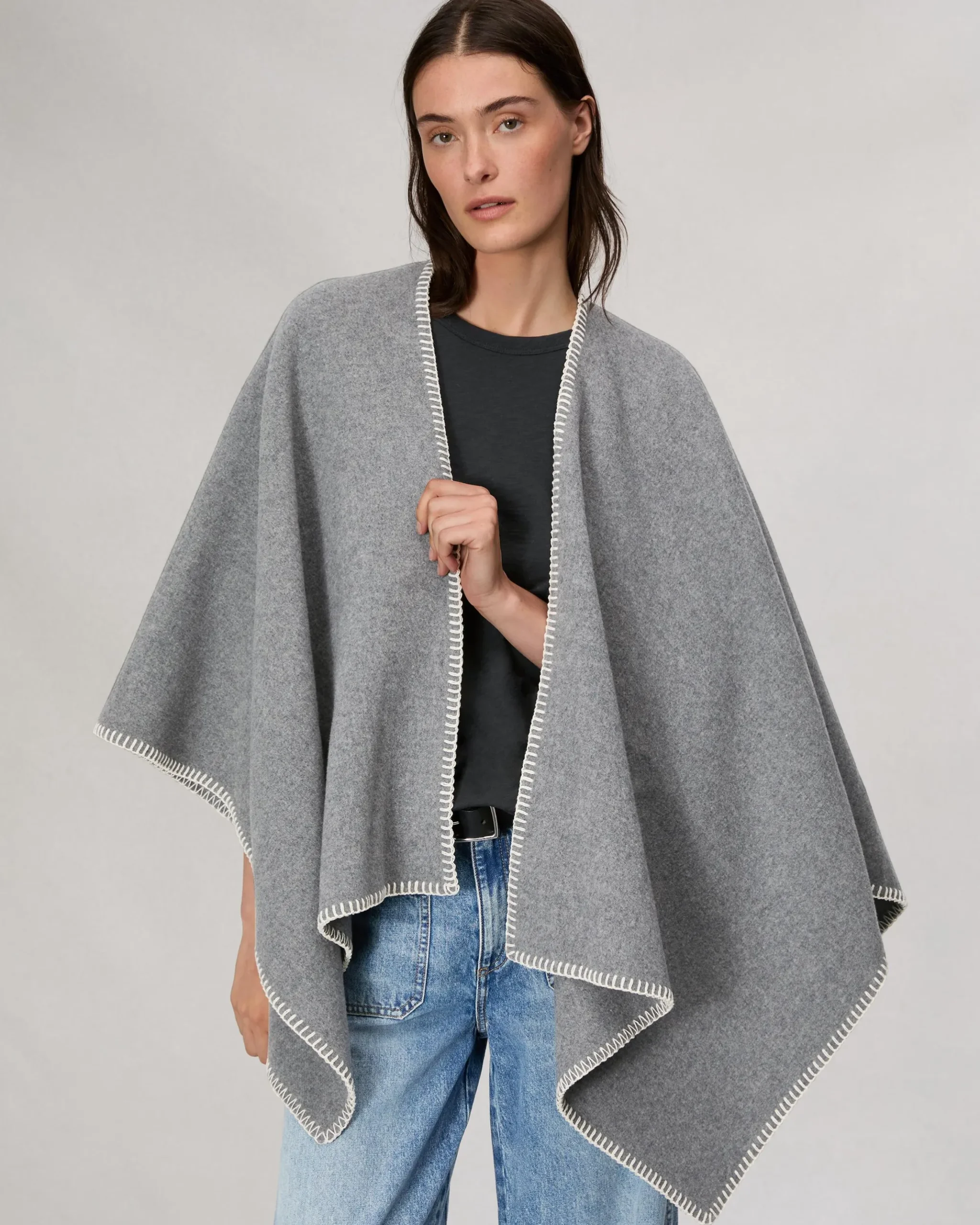 Ingrid Wool Poncho