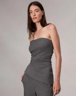 Irina Strapless Ponte Top