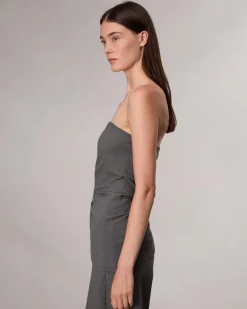 Irina Strapless Ponte Top