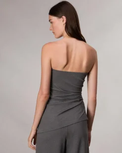 Irina Strapless Ponte Top