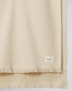 Joni Stripe Wool Scarf