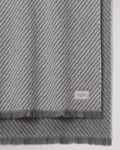 Joni Stripe Wool Scarf