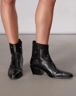 Joni Zip Leather Boot