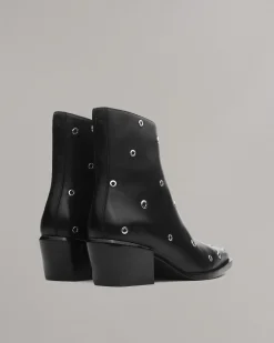 Joni Zip Leather Boot