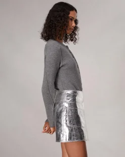 Kyla Faux Leather Skirt