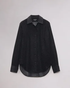 Lila Patterned Shirt