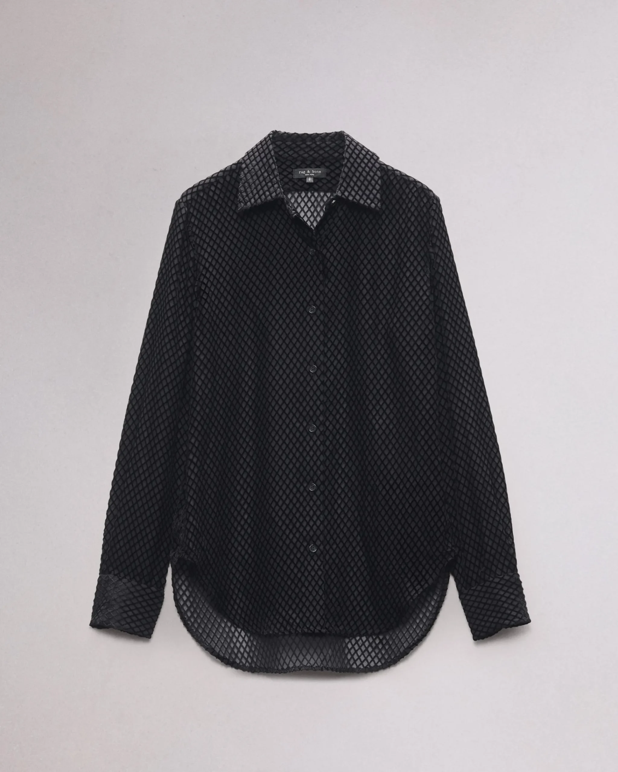 Lila Patterned Shirt