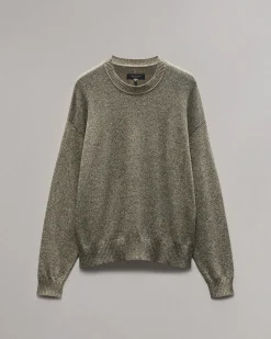 Marled Cotton Sweater