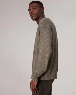 Marled Cotton Sweater