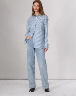 Maxine Poplin Stripe Shirt