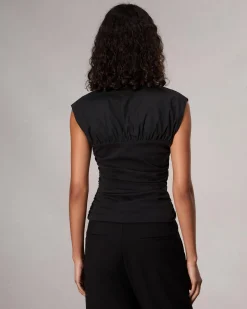 Mica Banded Cotton Top