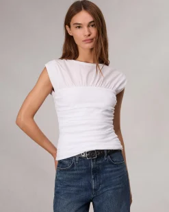 Mica Banded Cotton Top