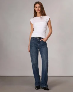 Mica Banded Cotton Top