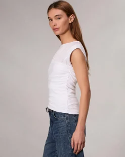 Mica Banded Cotton Top