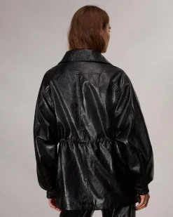 Monica Faux Leather Jacket
