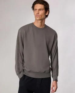 Raw-Edge Cotton Sweatshirt