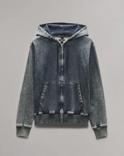 rbSTRIDE Denim Zip Hoodie