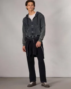 rbSTRIDE Denim Zip Hoodie