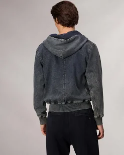 rbSTRIDE Denim Zip Hoodie