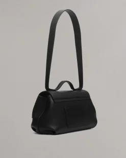 Realm Italian Leather Top Handle Bag
