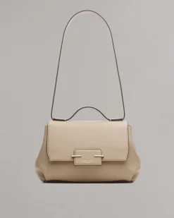 Realm Italian Leather Top Handle Bag