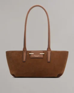 Realm Italian Suede Satchel