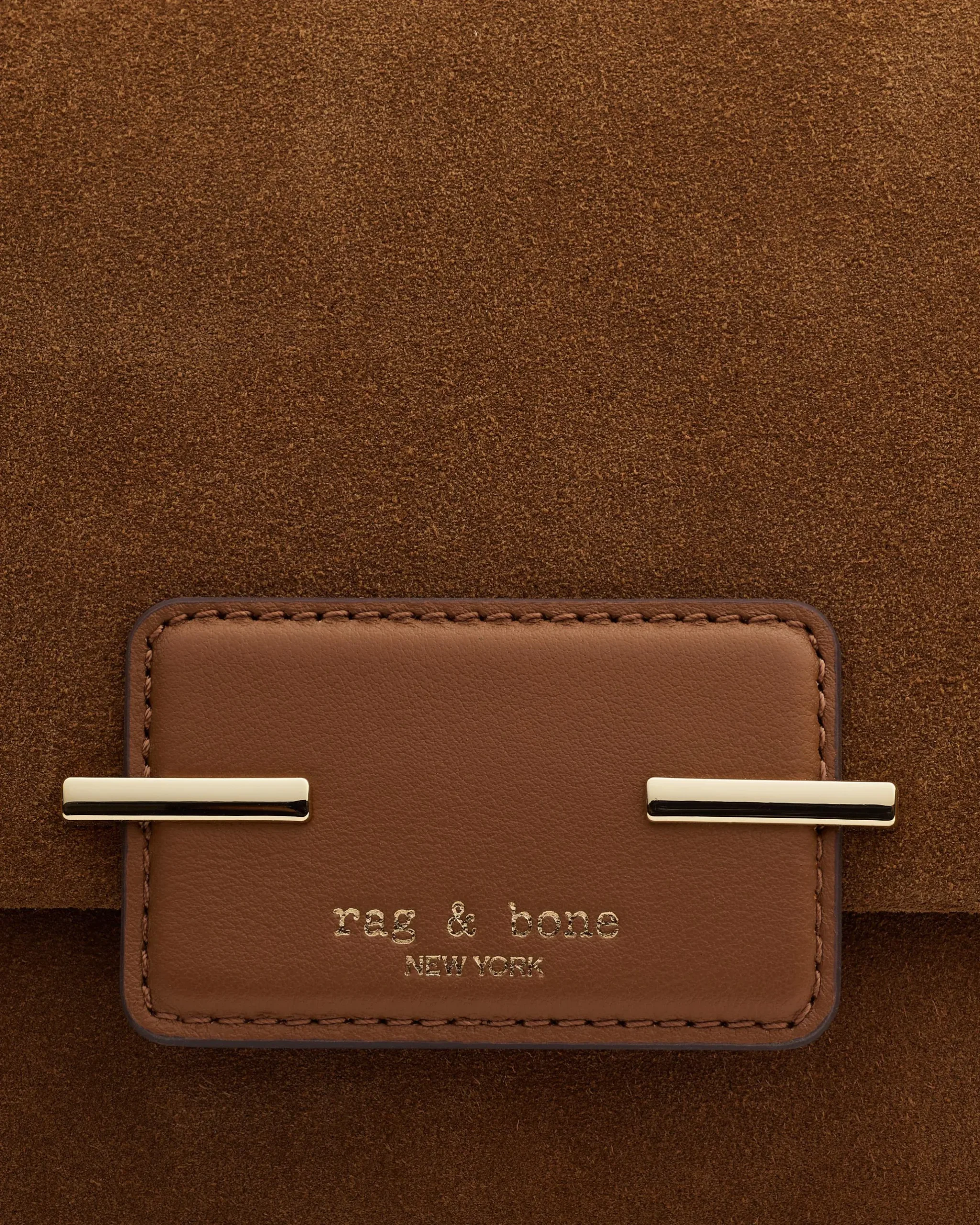 Realm Italian Suede Top Handle Bag