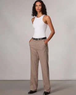 Shea Full-Length Plaid Pant