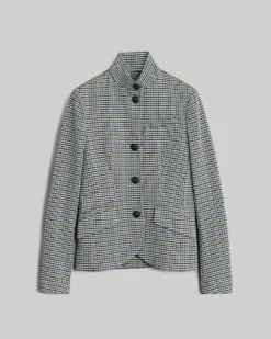 Slade Cotton Plaid Blazer