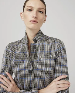 Slade Cotton Plaid Blazer
