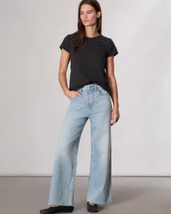 Studded Cotton T-Shirt