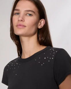 Studded Cotton T-Shirt