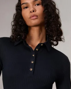 The Knit Rib Polo Shirt