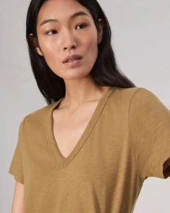 The Slub V-Neck Tee