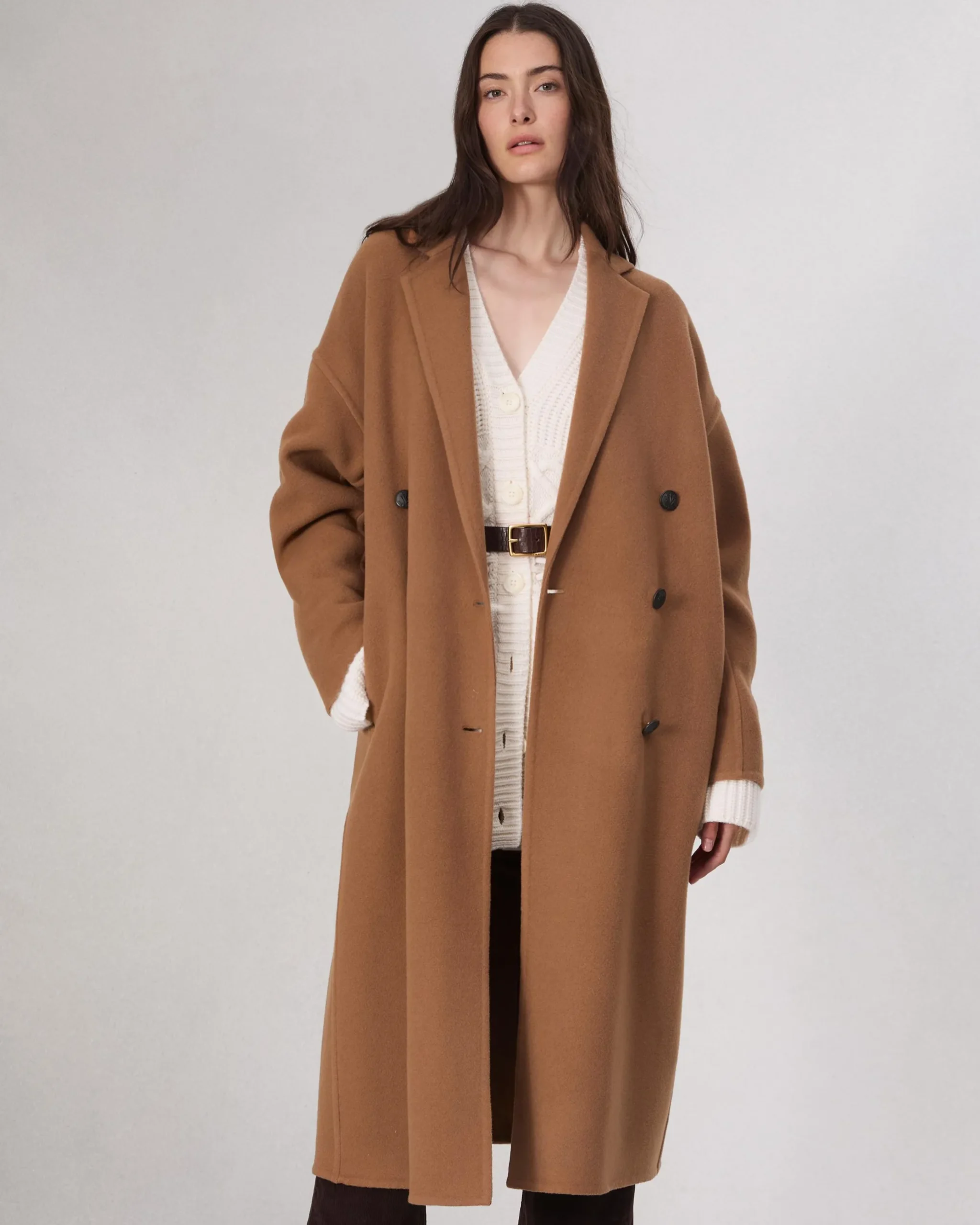 Thea Wool-Blend Coat