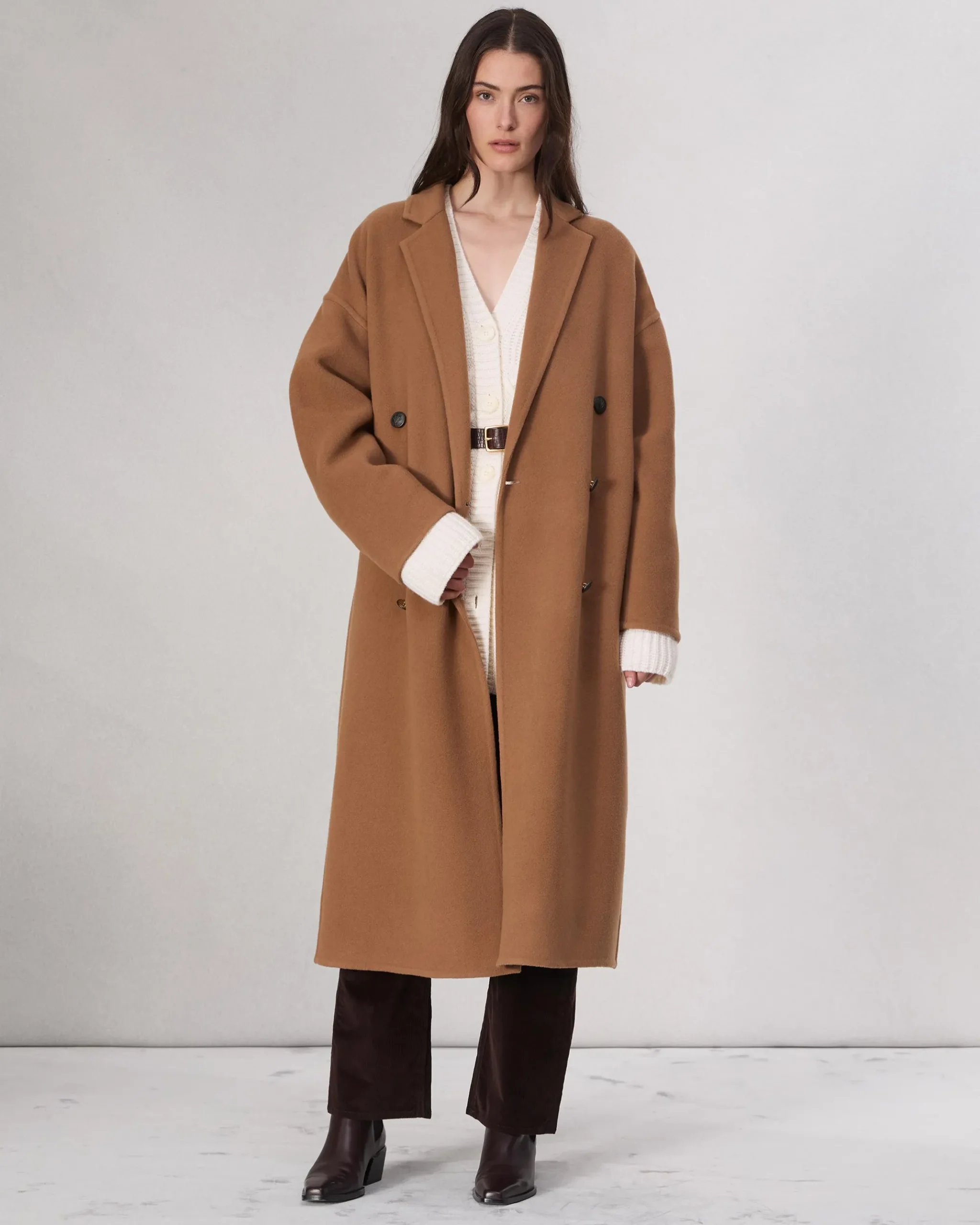 Thea Wool-Blend Coat