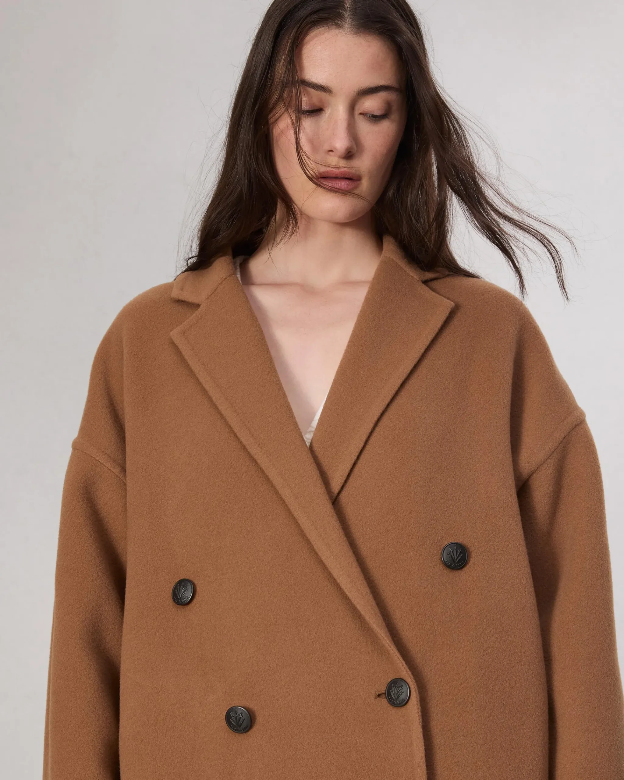 Thea Wool-Blend Coat